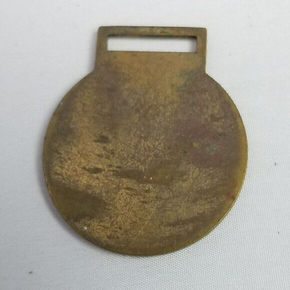 Vintage 1960s-1970s Dodge Ram Head Horn Watch Fob Keychain, Logo Truck Car - Picture 3 of 6